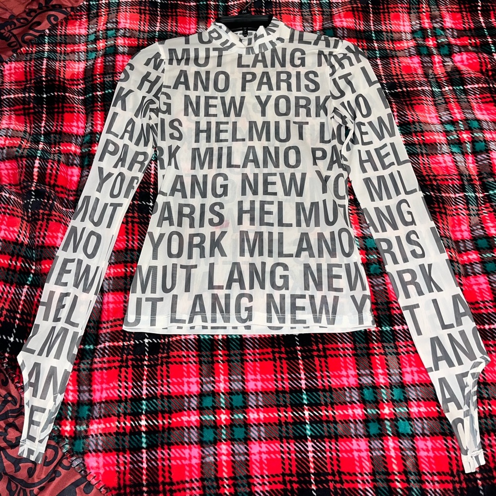 Sheer Helmut Lang Shirt